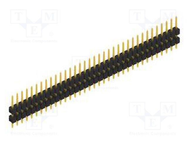 Connector: pin strips; pin header; male; PIN: 35; 2.54mm; THT; 1x35