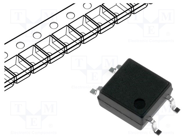 Optocoupler; SMD; Channels: 1; Out: transistor; 1.5kV; SOP4