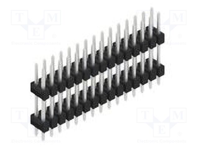 Connector: pin strips; pin header; male; PIN: 30; 2.54mm; THT; 2x15