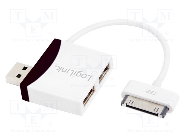 Hub USB; USB 1.1,USB 2.0; PnP; Number of ports: 2; 480Mbps; 0.1m