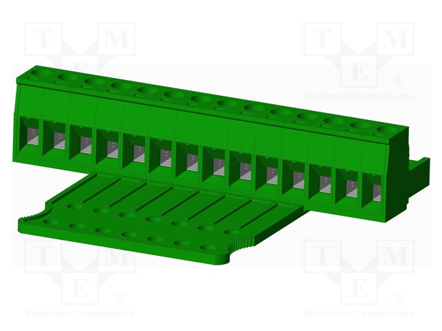 Connector: pluggable terminal block; plug; female; straight; 300V
