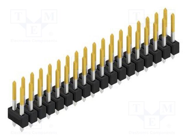 Connector: pin strips; pin header; male; PIN: 36; 2.54mm; THT; 2x18