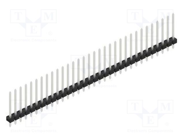 Connector: pin strips; pin header; male; PIN: 32; 2.54mm; THT; 1x32