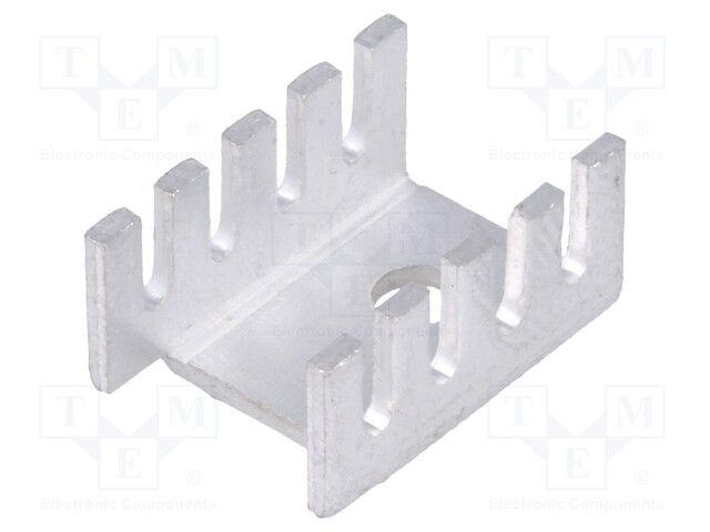 Heatsink: moulded; U; TO202,TO220; L: 19.05mm; W: 13.21mm; H: 9.53mm