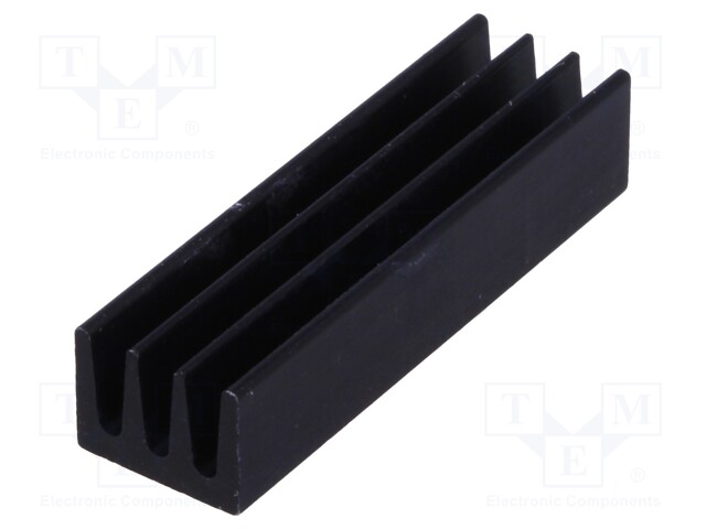 Heatsink: extruded; black; L: 22mm; W: 6.3mm; H: 4.8mm; 34K/W