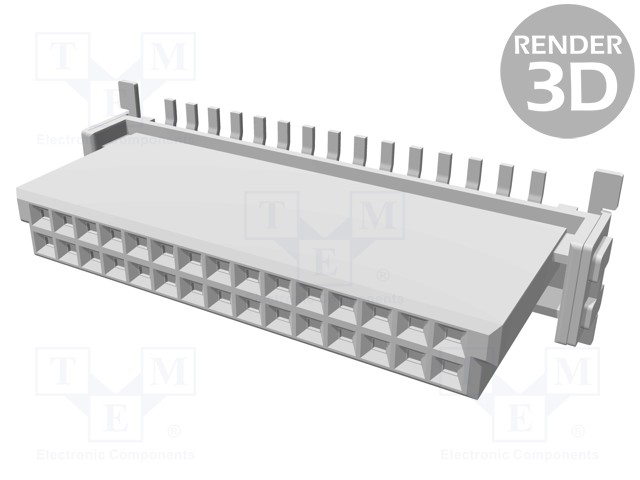 Connector: PCB to PCB; female; PIN: 30; 1.27mm; Series: har-flex