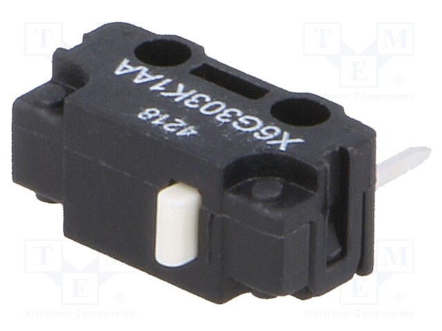 Microswitch SNAP ACTION; without lever; SPDT; 3A/250VAC; ON-(ON)