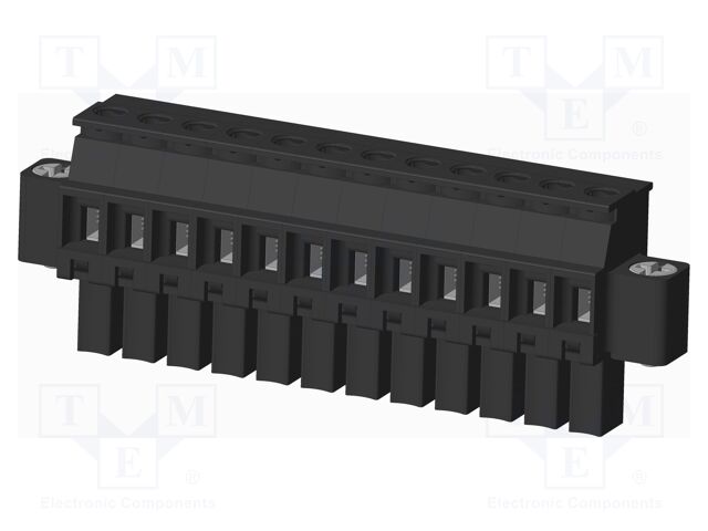 Connector: pluggable terminal block; plug; female; angled 90°