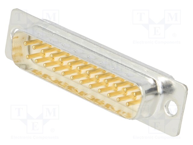 D-Sub; PIN: 25; plug; male; for cable; soldering