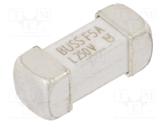 Fuse: fuse; quick blow; 5A; 250/350VAC; soldered,SMD; ceramic; SMD