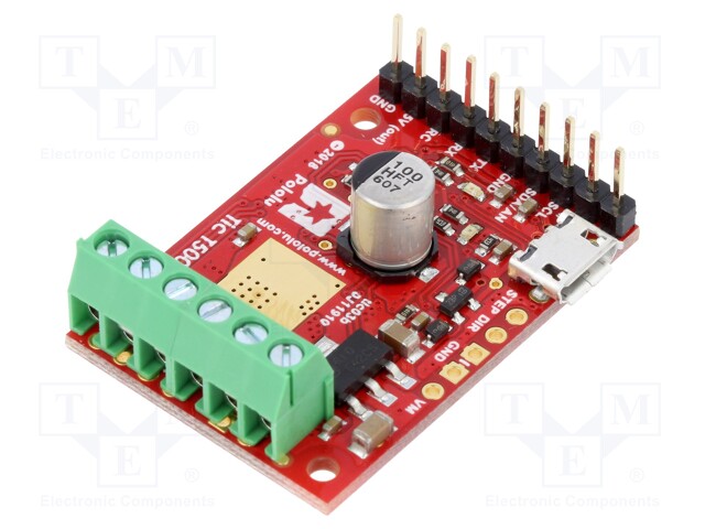 Stepper motor controller; MP6500; I2C,PWM,RC,TTL,USB,analog