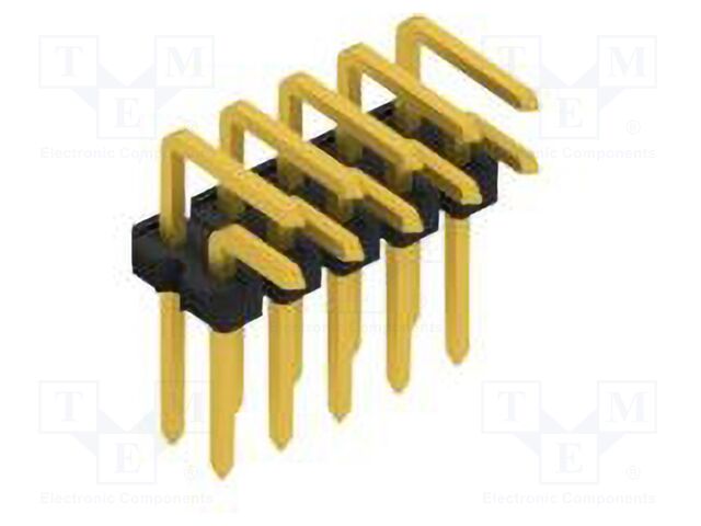 Connector: pin strips; pin header; male; PIN: 10; 2.54mm; THT; 2x5