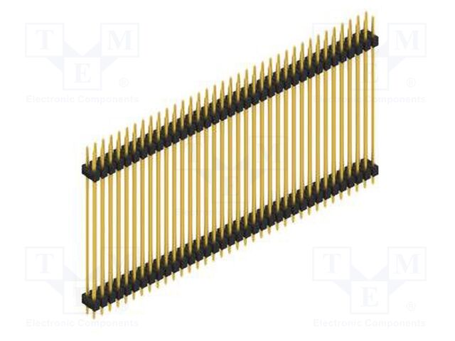 Connector: pin strips; pin header; male; PIN: 72; 2.54mm; THT; 2x36