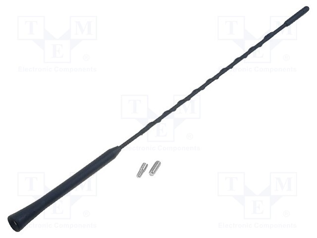 Antenna mast; 0.41m; M5,M6; inside; AM,FM; rubber mast