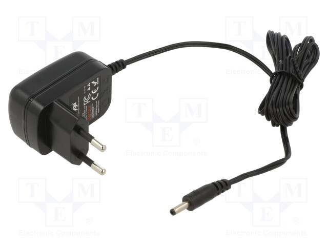 Power supply: switched-mode; 5VDC; 2A; Out: 3,5/1,35