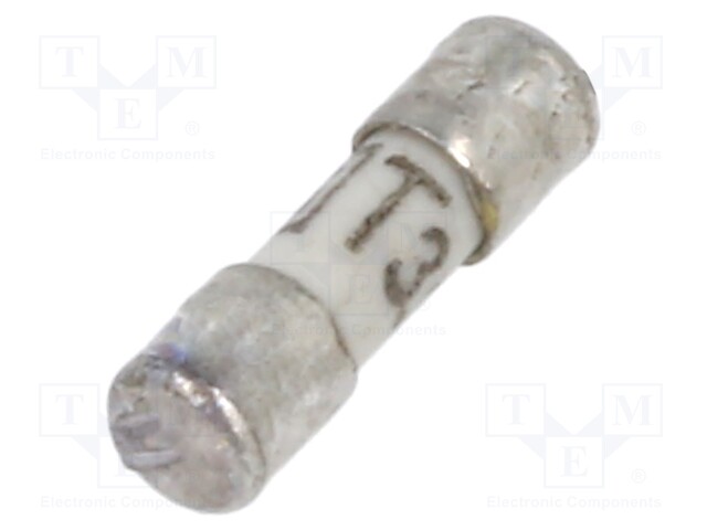 Fuse: fuse; time-lag; 3.15A; 125VAC; 125VDC; ceramic,cylindrical