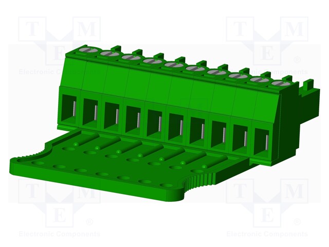 Connector: pluggable terminal block; plug; female; straight; 300V
