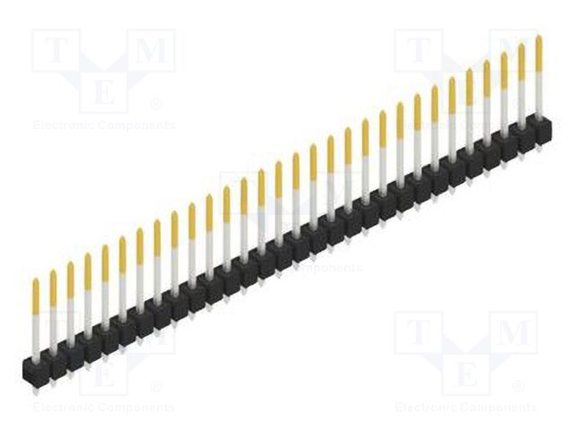 Connector: pin strips; pin header; male; PIN: 30; 2.54mm; THT; 1x30