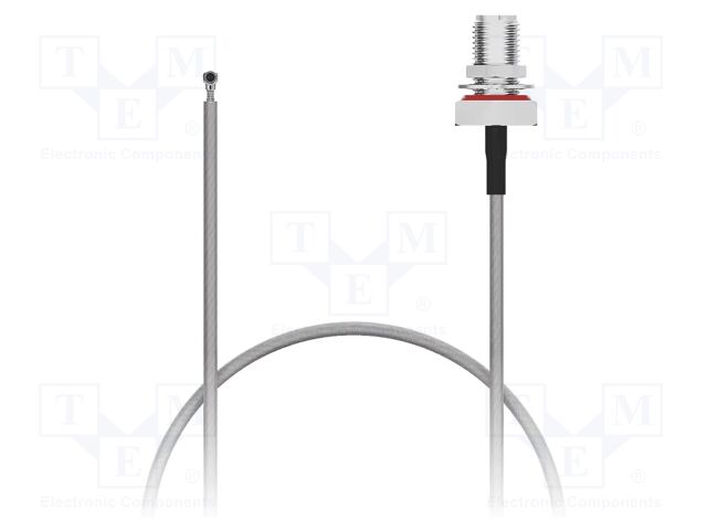Cable; IPEX MHF 4L,RP-SMA female; black; -40÷85°C; 0÷6GHz; 150mm