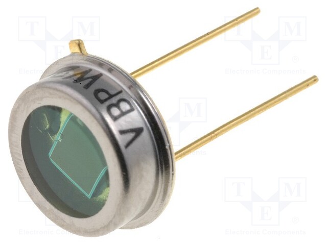 Photodiode; TO5; 565nm; 420-675nm; 100°; Mounting: THT
