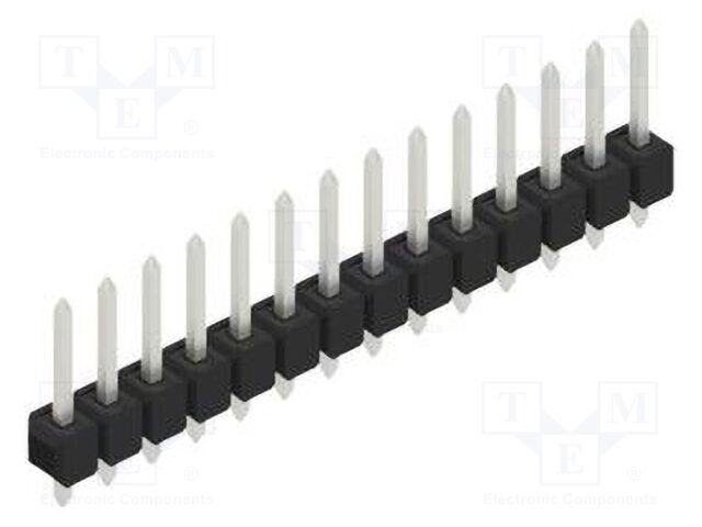 Connector: pin strips; pin header; male; PIN: 14; 2.54mm; THT; 1x14