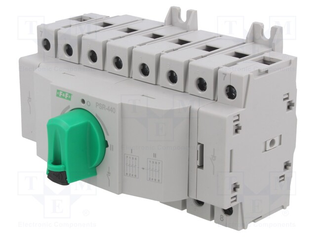 Module: mains-generator switch; Poles: 4; 415VAC; 40A; IP20
