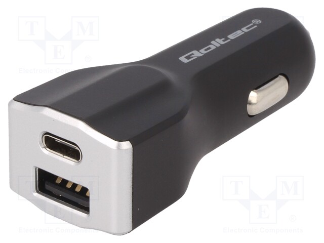 Automotive power supply; USB A socket,USB C socket