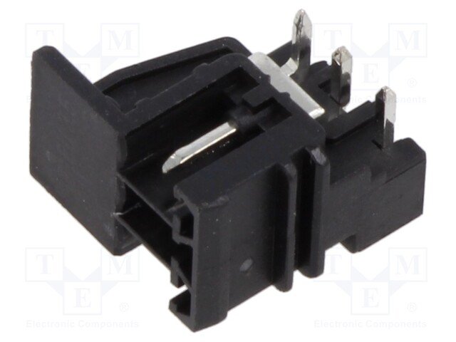 Connector: pluggable terminal block; socket; male; side,angled