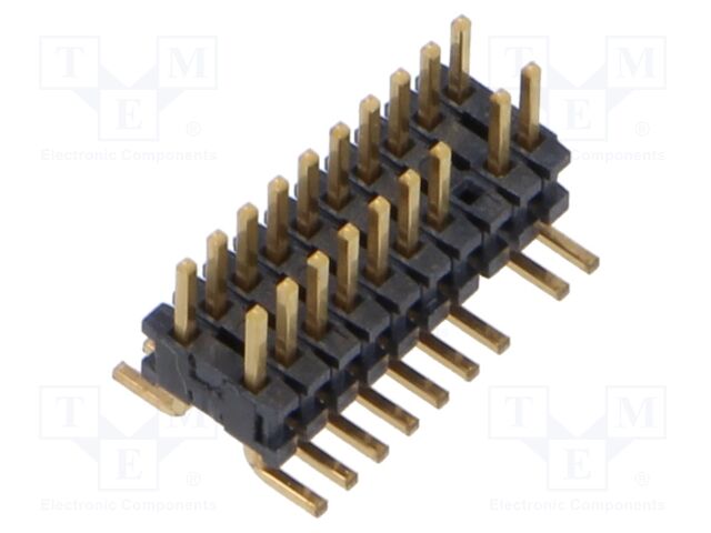 Connector: PCB to PCB; male; PIN: 20; 1.27mm; gold-plated; SMT; FTR