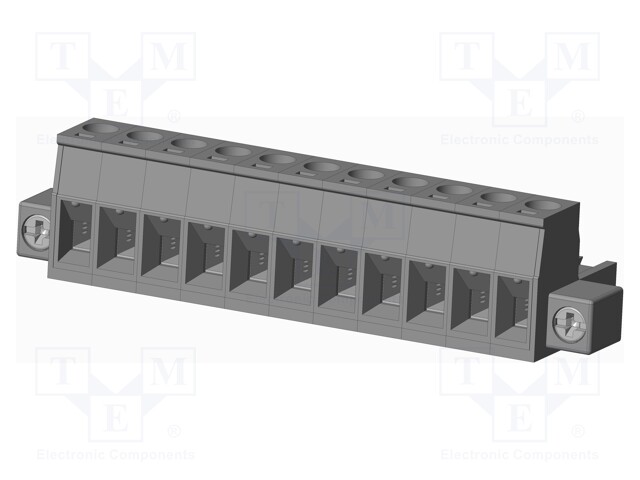 Connector: pluggable terminal block; plug; female; straight; grey
