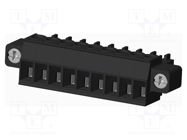 Connector: pluggable terminal block; plug; female; straight; 300V