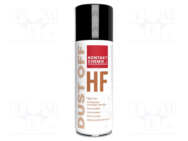 Compressed air; DUST OFF HF; 340ml; spray; can; colourless