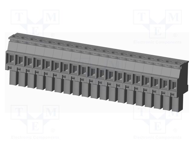 Connector: pluggable terminal block; plug; female; angled 90°