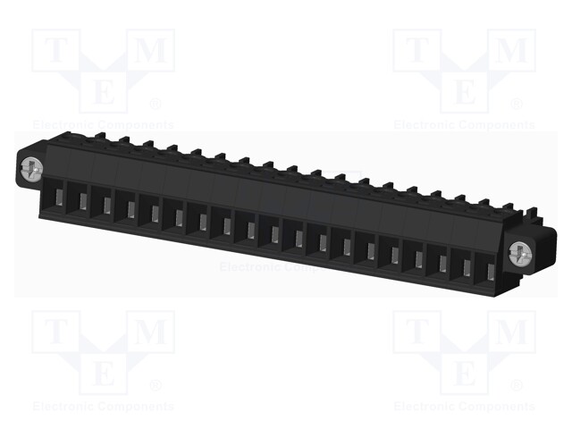 Connector: pluggable terminal block; plug; female; straight; 300V