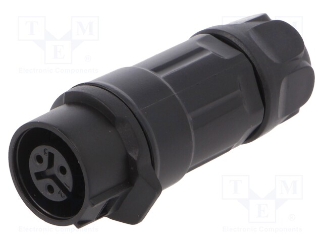 Plug; Connector: circular; MRD; PIN: 3; 24AWG÷20AWG; gold flash; 5A