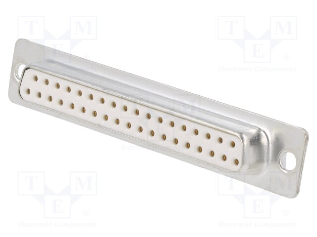D Sub Connector, DB37, Standard, Receptacle, FCI D Series, 37 Contacts, DC, Solder Cup