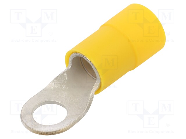 Tip: ring; M12; Ø: 13mm; 70mm2; crimped; for cable; insulated; tinned