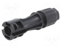 Connector: solar; male; 10mm2; with contacts; crimped; plug; 60A