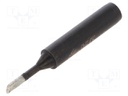 Tip; conical sloped; 2mm; double-layer nickel plating