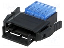 Connector: wire-wire/PCB; Power Clamp; plug; male; PIN: 5; 0.75mm2