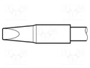 Tip; chisel; 3.2x1.2mm; longlife