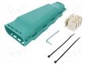 Gel cable joint; RELICON; polypropylene; IPX8; green; Y: 260mm