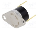 Sensor: thermostat; NC; Topen: 25°C; Tclos: 15°C; 10A; 240VAC; ±4°C