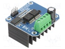 Module: DC-motor driver; BTS7960; module; 50x50mm; Uin log: 5V; 43A