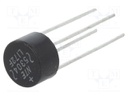 Single-phase bridge rectifier; Urmax: 400V; If: 1.5A; Ifsm: 50A