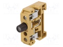 Splice terminal: rail; 1.5÷10mm2; ways: 1; terminals: 2; Width: 13mm