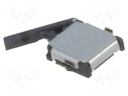 Switch: detecting; Pos: 2; SPST-NO; 0.001A/5VDC; black; 0.3N