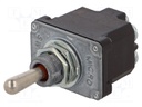 Switch: toggle; Pos: 3; DP3T; ON-OFF-ON; 6A/230VAC; 15A/28VDC; IP67