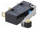 Microswitch SNAP ACTION; with lever (with roller); SPDT; Pos: 2