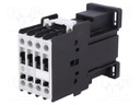 Contactor: 3-pole; NO x3; Auxiliary contacts: NC; 24VDC; 18A; CL